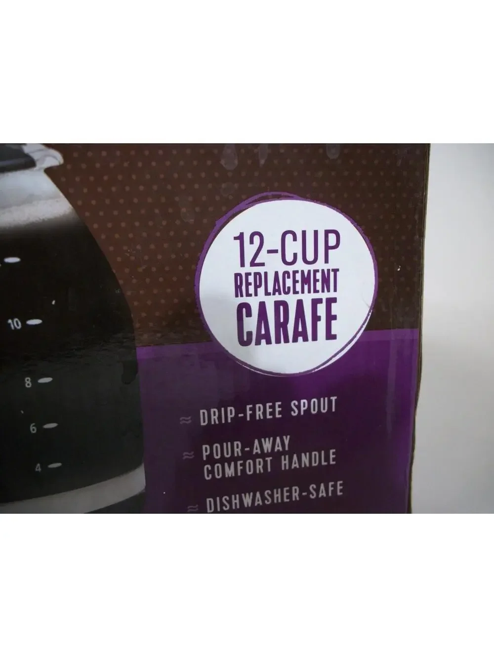 12-Cup Replacement Coffee Carafe works for Mr. Coffee maker Pot PLD12-1 BVMC-SJ